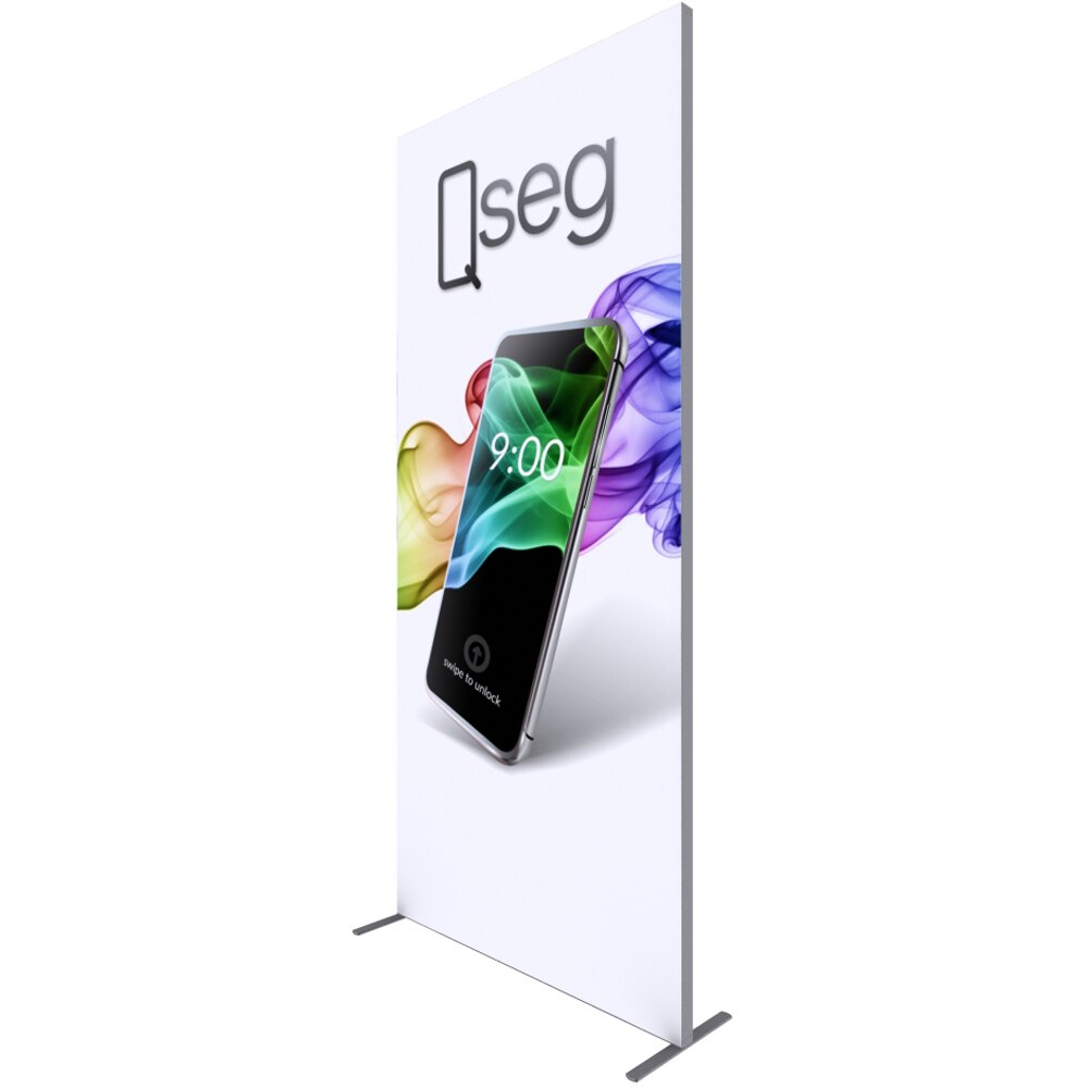 3.3 x 7.4 ft. QSEG Quick Wall Display — Graphic Package / Full Custom Print